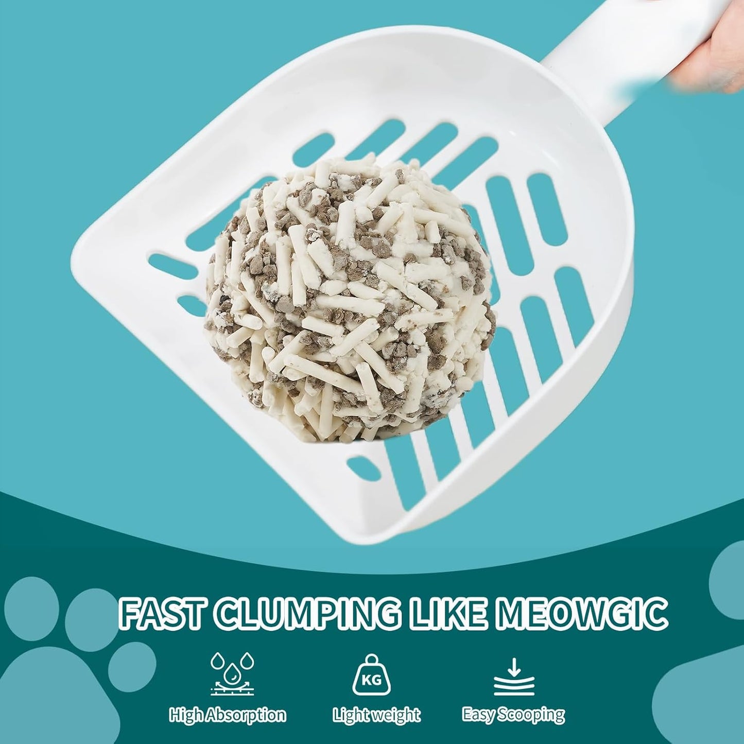 Plant-Based Cat Litter, Odor Control Quick Clumping Tofu Cat Litter, 12 lbs, Low Tracking Dust Control Lightweight Flushable Unscented Natural Kitty Litter