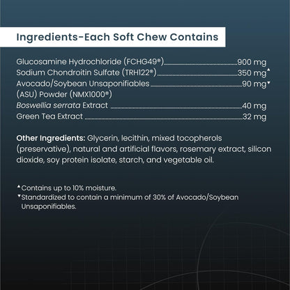 Nutramax Dasuquin for Large Dogs, Joint Health Supplement, Contains Glucosamine for Dogs, Plus Chondroitin, ASU and More, Supports Healthy Joints, Soft Chews, 84 Count