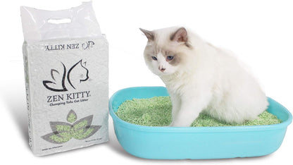 ZenKitty Clumping Tofu Cat Litter Green Tea Fragrance (20040)