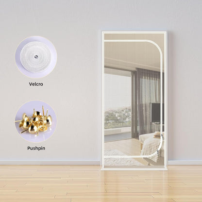 QWR Reinforced Cat Screen Door,Fits Door Opening Size 32''x 80'',Thickened Cat Proof Screen Door with Zipper Closure for Living Room,Kitchen,Bedroom.