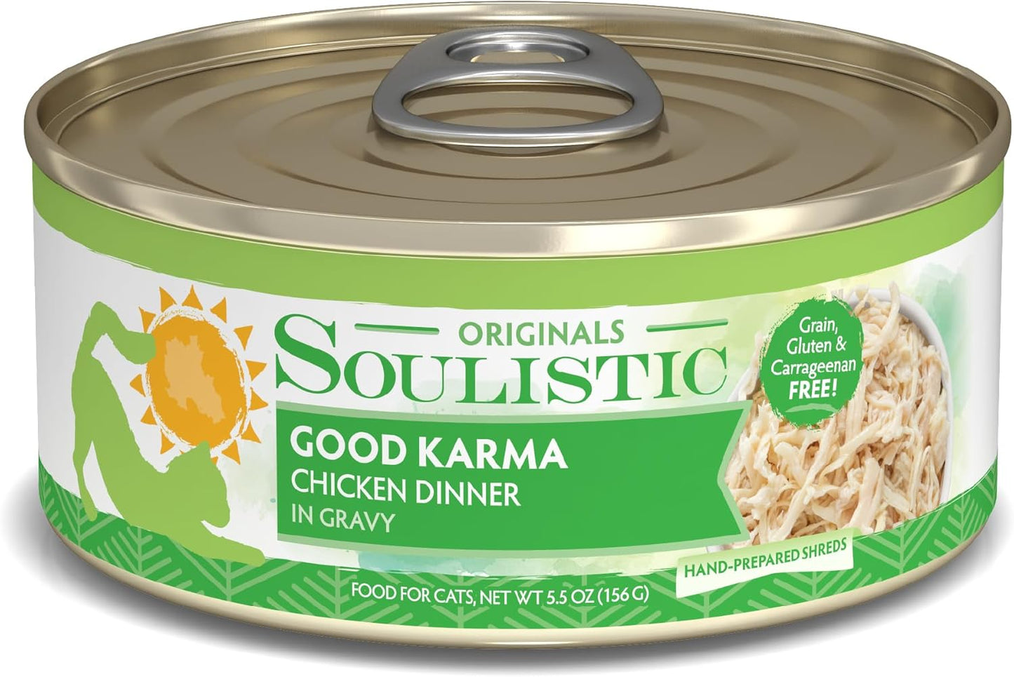 Soulistic Originals, Good Karma Chicken Dinner in Gravy, 5.5oz Can, Pack of 8