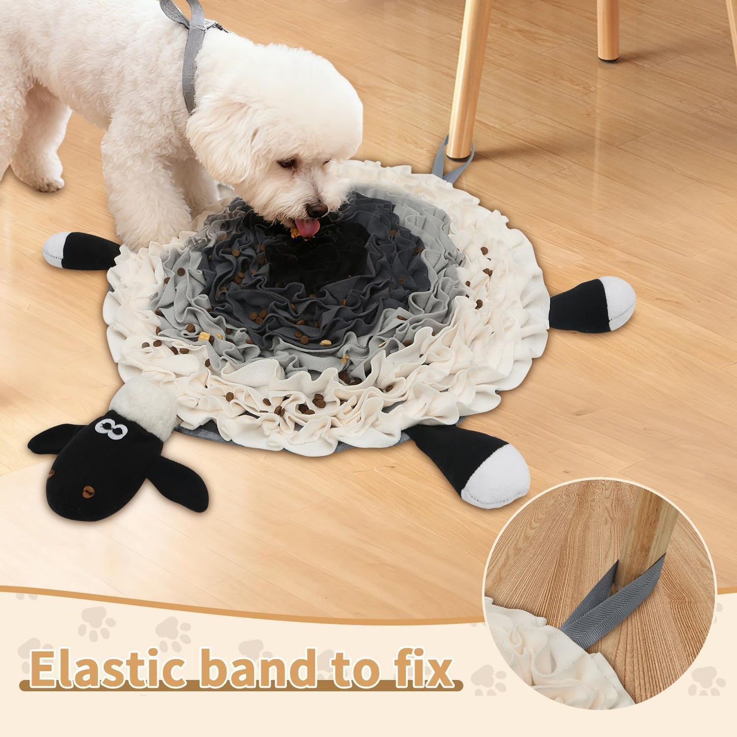 Snuffle Mat for Dogs - Interactive Feeding & Smell Training Toy, Puzzle Slow Feeder for Large, Medium & Small Dogs, Keeps Them Busy, Fun Treat Dispenser & Enrichment Toy