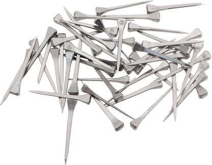 50PCS E3 Horseshoe Nails Low Carbon Steel 45mm Horse Tack Farrier Nails Shoe E Series Horse Training Equestrian Sports Supplies for Securing