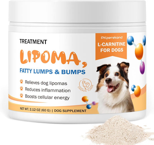 Dog Lipoma Treatment, L-Carnitine Supplement for Dogs, Helps Shrink Fatty Lumps and Bumps Naturally, Boosts Buddy Energy and Vitality, Guard Dogs Overall Wellness to Reduce Lipomas