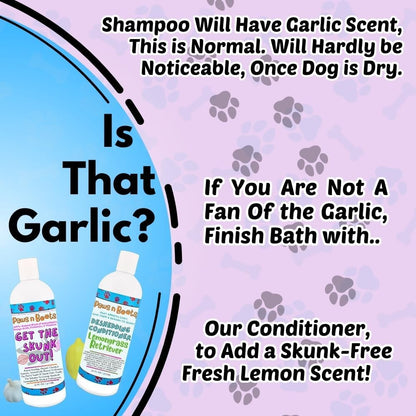 Skunk Odor Remover, #1 Most Effective & Safest Formula Available. Shampoo Guranteed to Get The Skunk Out! 100% Natural, Non-Toxic, Safe to Use on Dogs/Cats, Clothing, Furniture, Even You!