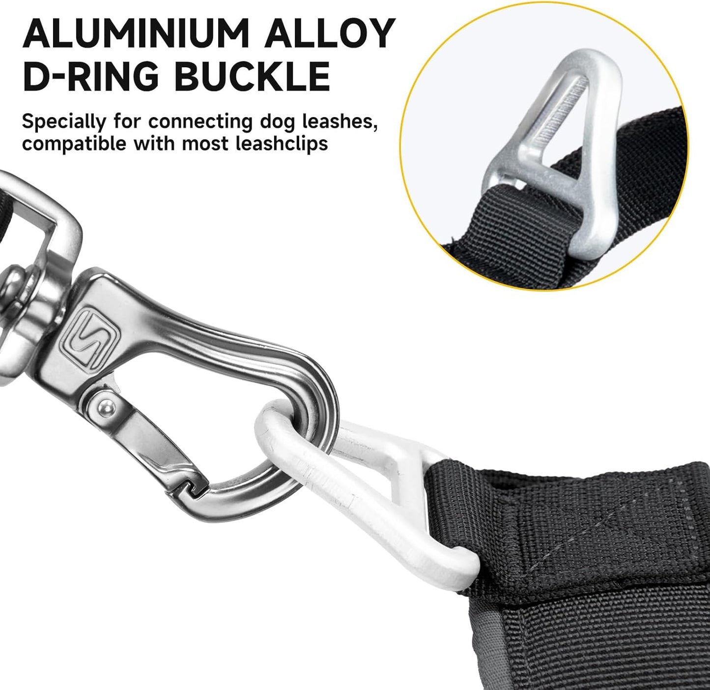 EXCELLENT ELITE SPANKER No Pull Dog Harness Padded Military Patrol Vest Adjustable Nylon Small Service Walking Dog Harness with Handle for Training Running(BLK-M)