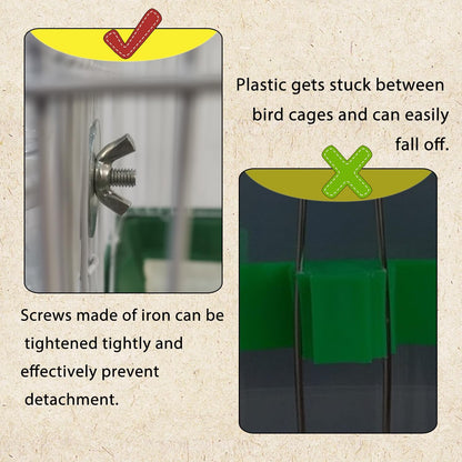 IBWell Automatic Bird Water Dispenser No Mess Parrot Feeder Automatic Bird Feeder Rabbit Watering System