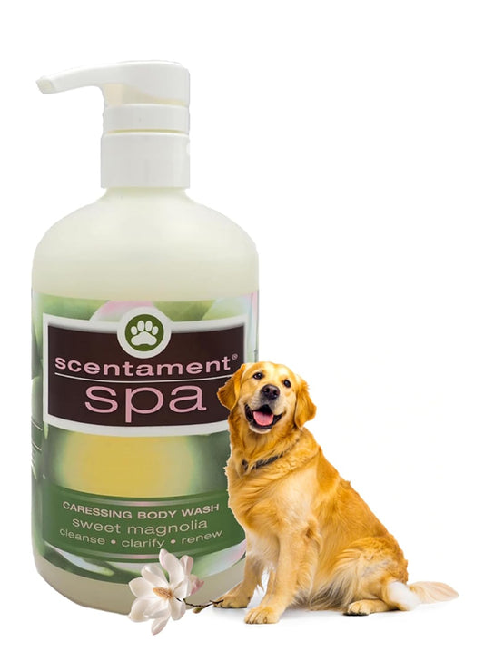 Best Shot Scentament Spa Fortifying Conditioner for Dogs & Cats, Moisturizing & Detangling Conditioner, Strengthens Coat, Gentle Grooming Formula, Sweet Magnolia Scent, 16 fl oz
