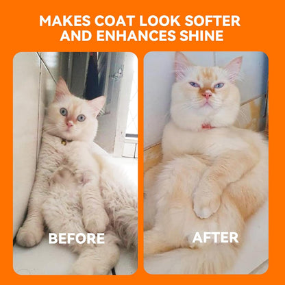 Dog Vitamins for Itchy Skin, Omega 3 Fish Oil for Healthy Skin, Less Shedding, Fluffy Hair, 12-in-1 Multivitamin for Dogs & Cats, Folic Acid Pregnant Dog Skin Care-200 Tablets