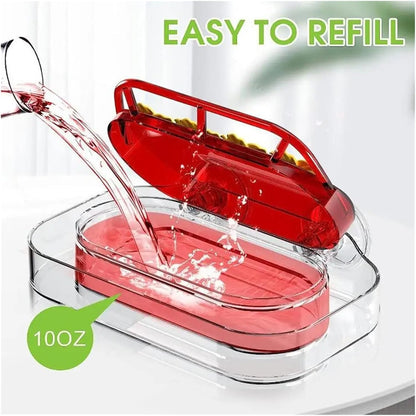 Bird Feeder, Window Hummingbird Feeder with 4 Feeding Ports Strong Suction Cups Hanging Garden Bird Water Drinker Bottle for Outdoors,for Garden(D)