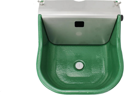 Automatic Stock Waterer for Horses,Cattle,Dog,Hog, Livestock, Heavy Duty Cast Iron,Extra Large Farm Animal Waterer Dispenser with Drainage Hole