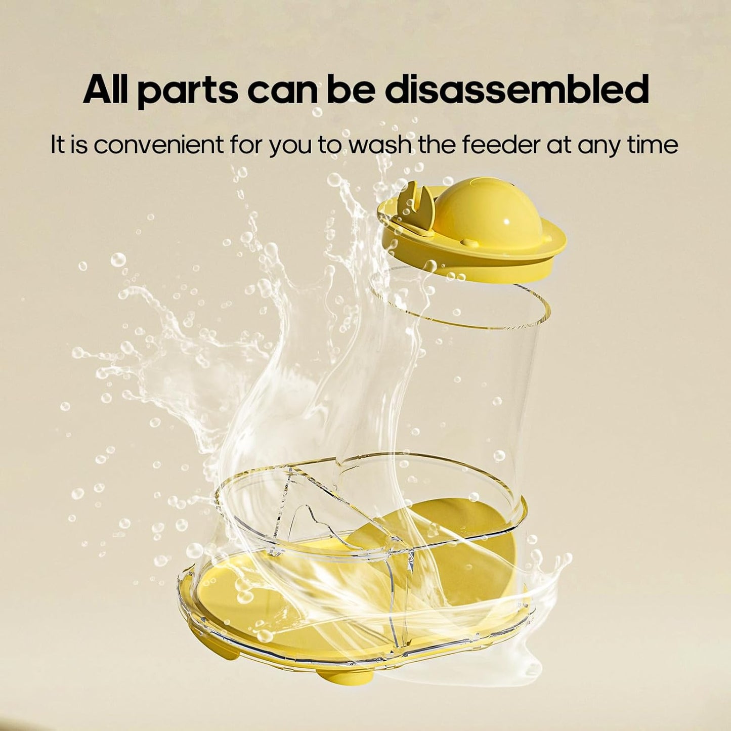 Automatic Hamster Feeder Food Dish Bowl Dispenser for Syrian Dwarf Hamsters, Gerbils, Mouse, Guinea Pig, Hedgehog (Green)