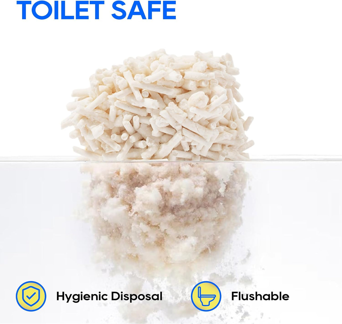 HoneyCare Health Monitoring Tofu Cat Litter | Natural Plant-Based Formula | Not Sticking to Litter Box | 99% Dust-Free & Low Tracking | Flushable Cat Litter |Urine Occult Blood Test| 24-lbs