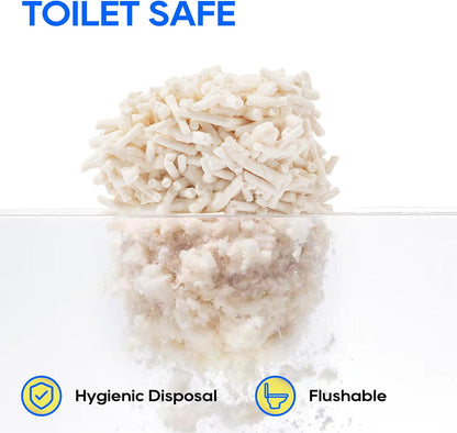 HoneyCare Health Monitoring Tofu Cat Litter | Natural Plant-Based Formula | Not Sticking to Litter Box | 99% Dust-Free & Low Tracking | Flushable Cat Litter |Urine Occult Blood Test| 24-lbs