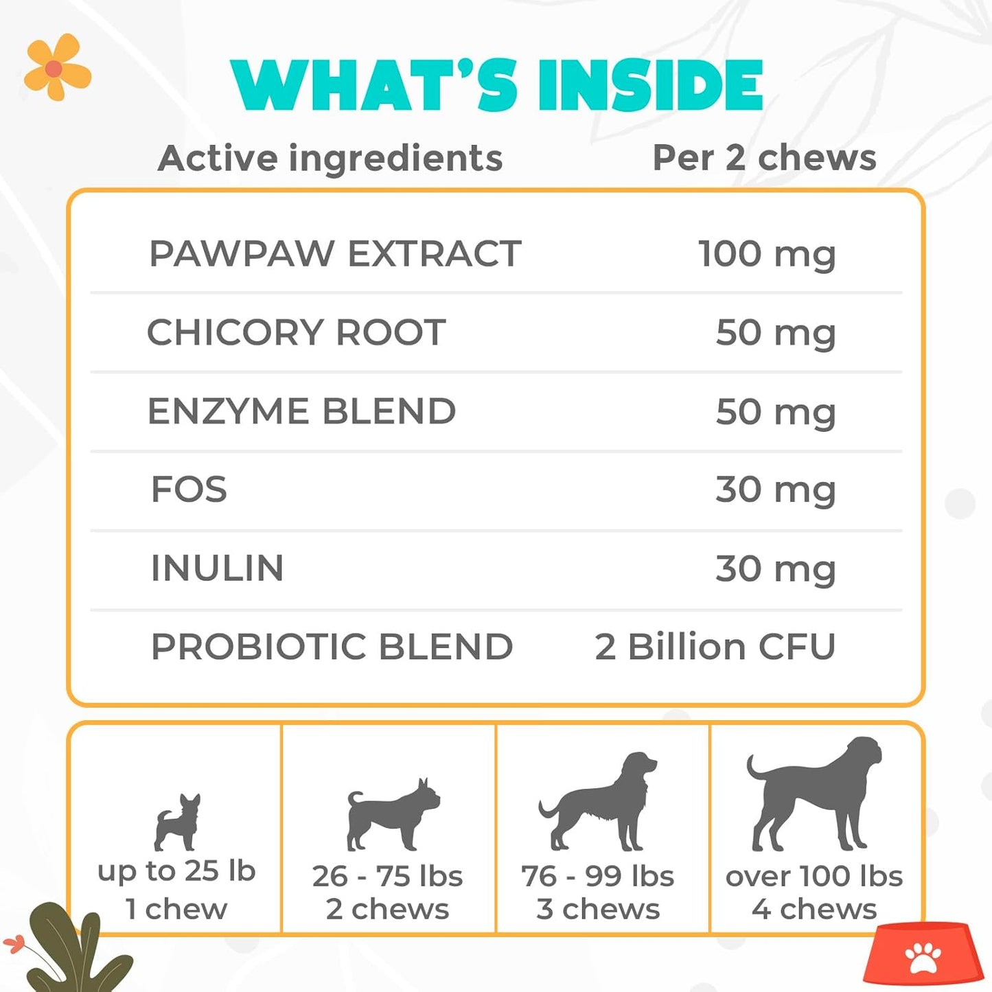 Probiotics for Dogs Chews 150PCs - Digestive, Gut Health & Diarrhea Support - Probiotic Chews for Dogs - Vet Approved US Formula with Dog Probiotics, Enzymes & Natural Ingredients - Pumpkin