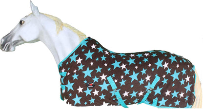 CHALLENGER 74" Horse Soft Fleece Cooler Contoured Exercise Blanket Liner Sheet Wicks 4397