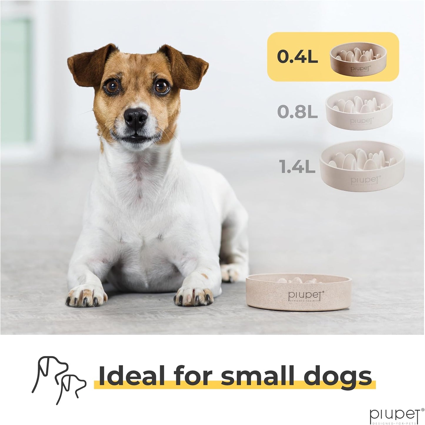 Slow Feeder Dog Bowl (13 fl oz)