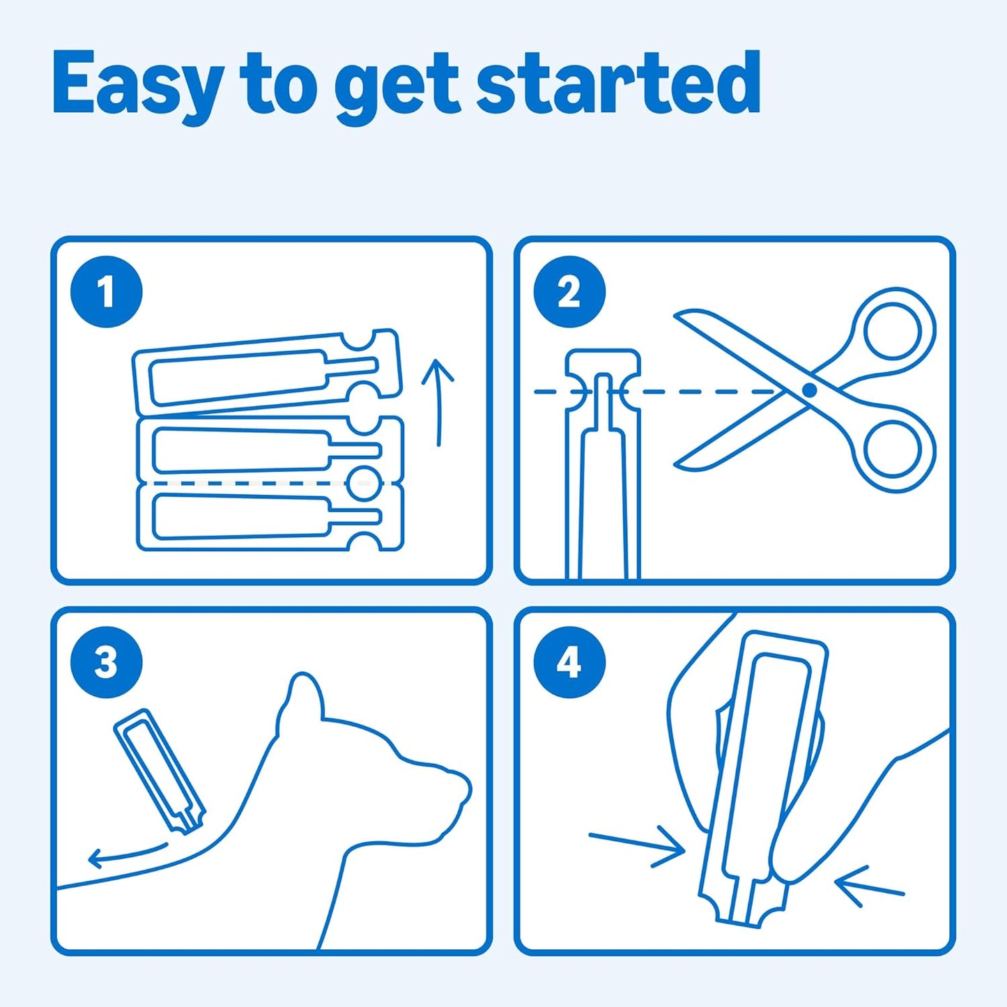 Amazon Basics PreventativeFlea and Tick Topical Treatment for Medium Dogs (23-44 Pounds), 6 Count, Packaging May Vary