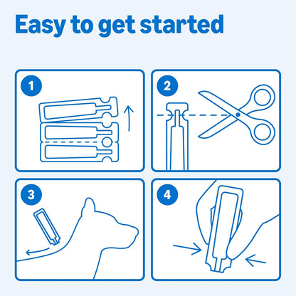 Amazon Basics PreventativeFlea and Tick Topical Treatment for Medium Dogs (23-44 Pounds), 6 Count, Packaging May Vary