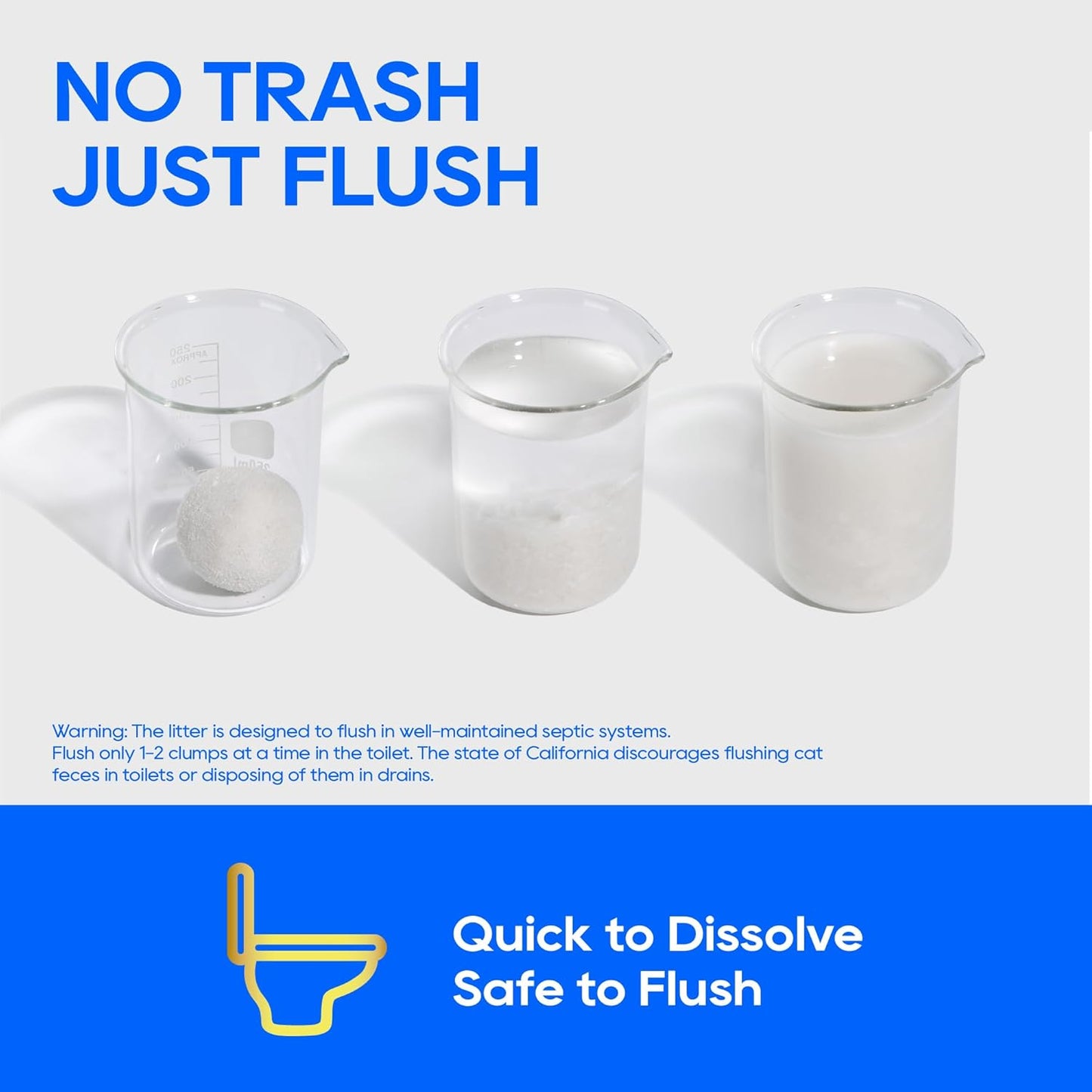 HoneyCare Cassava Tofu Mixed Cat Litter I Quick Clumping, Odor Control, Plant-Based Natural Ingredients, Non-Stick, Low Tracking, & Low Dust, 24 Lbs (4 Packs)