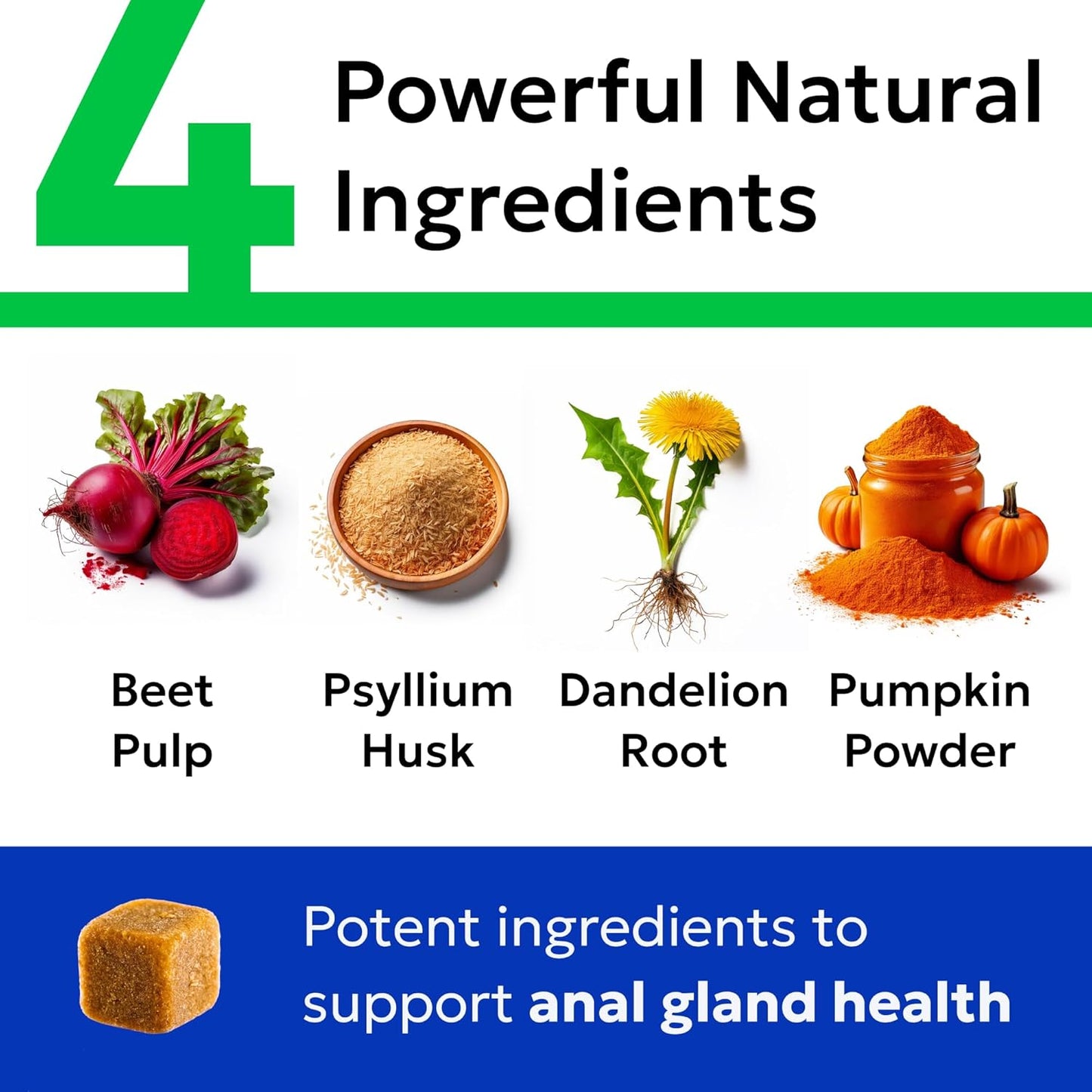 BARK&SPARK Dog Anal Gland Chews Aid + Dog Probiotics for Digestive Health & Enzymes - Prebiotics & Digestive Enzymes Supplement for Dogs Digestion & Gut Health - Diarrhea, Gas, Upset Stomach Relief