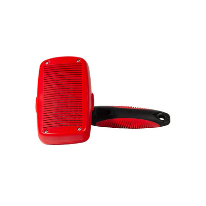 Franklin Sports Pet Supply Co. - SHED-MASTER- Dog Grooming Brush - Short Hair- De-shedding- For All Size Dogs- Reduce Shedding - self-cleaning