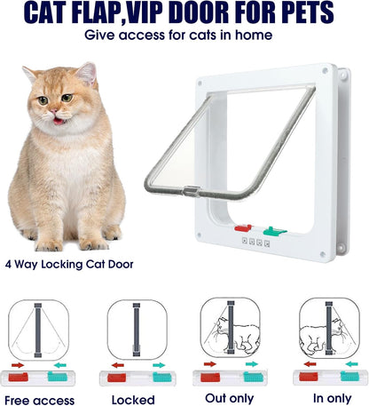 Plastic Cat House Outdoor & Indoor, Feral Cat Houses with Escape Door, Waterproof Outdoor Cat House for Feral Cats, Outside Cat Shelter for Small Pet, Assemble Easily-Grey