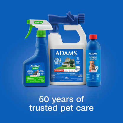 Adams Plus Flea & Tick Shampoo with Precor for Cats, Kittens, Dogs & Puppies Over 12 Weeks Of Age Sensitive Skin Flea Treatment | Kills Adult Fleas, Flea Eggs, Ticks, and Lice| 12 Ounces