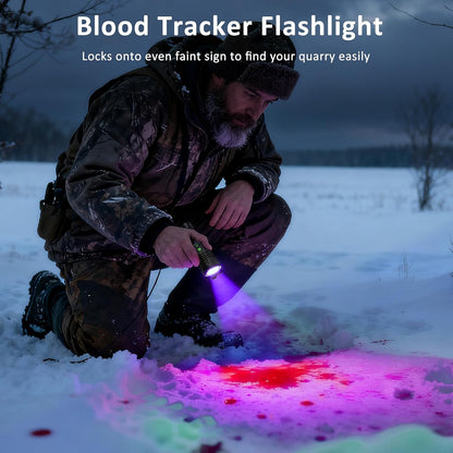 UV Flashlight 20W, 5000 mAh High Power 365nm UV Light, Led Usb Rechargeable Black Light Flashlight for Pet Urine Detection, Resin Curing, Rock Hunting, Traveling, AC Leak,Uranium Glass,Blood Tracking