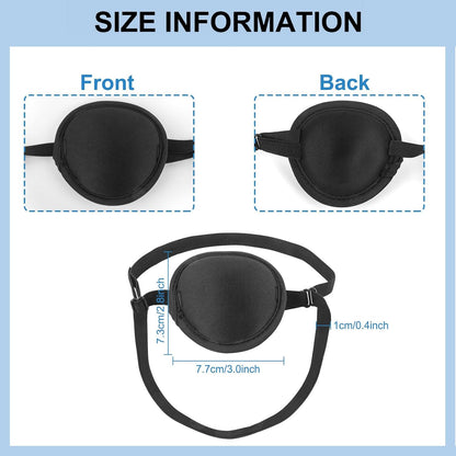 3 PCS Dog Eye Patch - Protective Cover for Injuries,Post-Surgery Recovery,Adjustable Eye Patch for Small Dogs & Cats