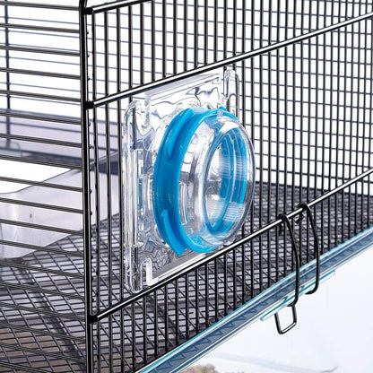 Ferplast Favola Hamster Cage Includes Free Water Bottle, Exercise Wheel, Food Dish & Hamster Hide-Out Large Hamster Cage Measures 23.6L x 14.4W x 11.8H-Inches