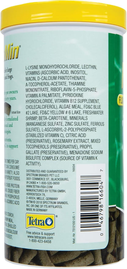 Tetra ReptoMin Jumbo Floating Food Sticks 10.23 Ounces, For Small Aquatic Turtles And Amphibians