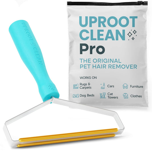 Uproot Clean Uproot Cleaner Pro Pet Hair Removal Tool - Special Dog Hair Remover Multi Fabric Edge and Carpet Rake Cat Fur Remover for Couch, Pet Towers, Rugs, Cat Mats and Trunks & Much More
