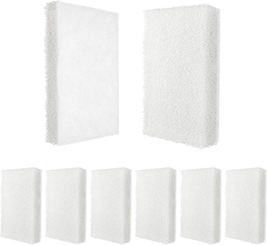 Fish Tank Filter Pad Replacement Compatible with Fluval Betta, Replacement Aquarium Filter Media for Betta Premium Aquarium Kit 2.6 Gallon, for Fluval Accessories 8 Pack
