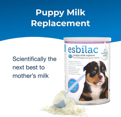 PetAg Esbilac Puppy Milk Replacer Powder (12 oz) Pack of 2 + PetAg Esbilac 2nd Step Puppy Weaning Food (14 oz)