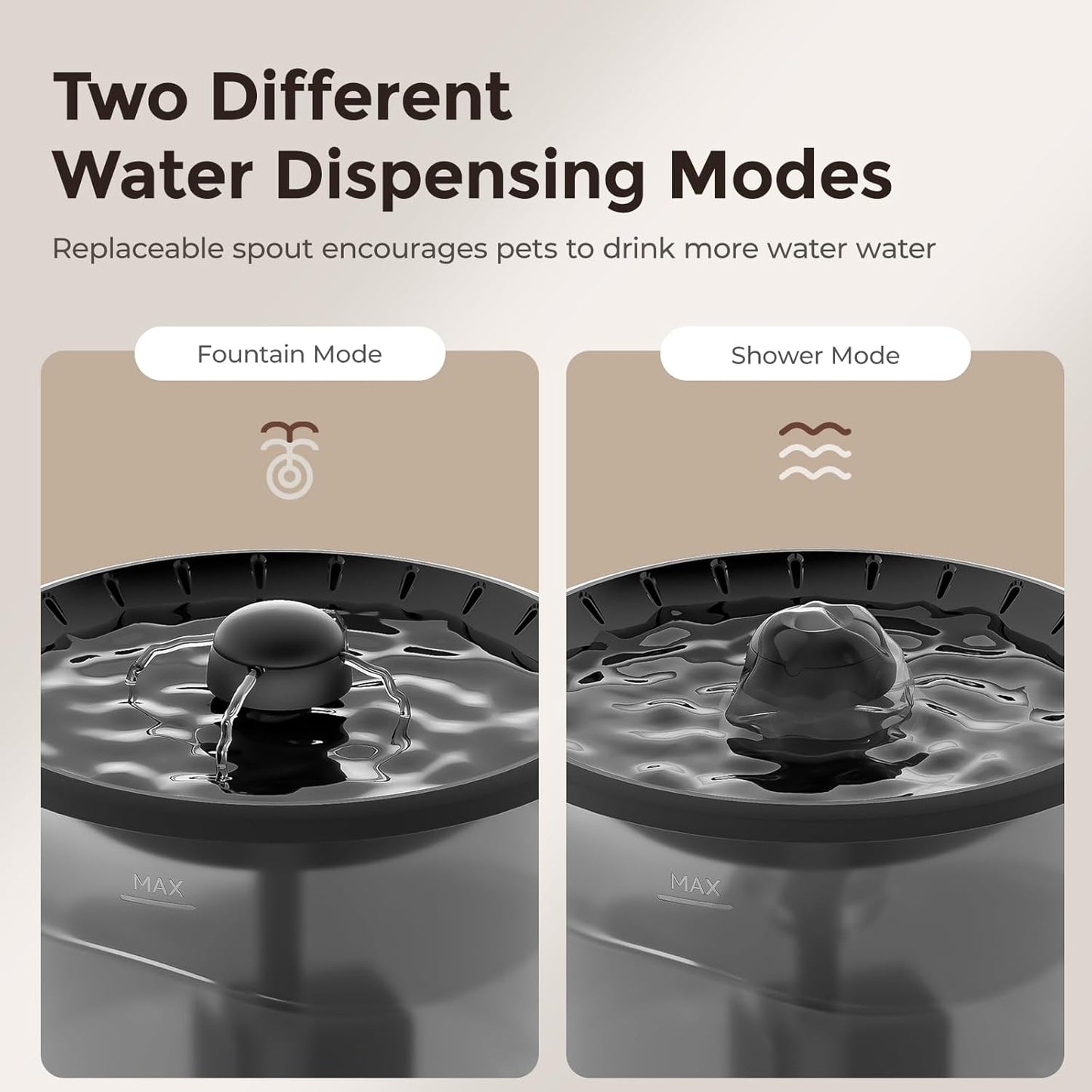 Automatic Cat Feeder with Camera and Water Fountain, 1080P HD AI Pet Recognition, APP Remote Control, Timed Food Dispenser, Two-Way Audio, Night Vision Function, 3L Fountains for Drinking with Filter