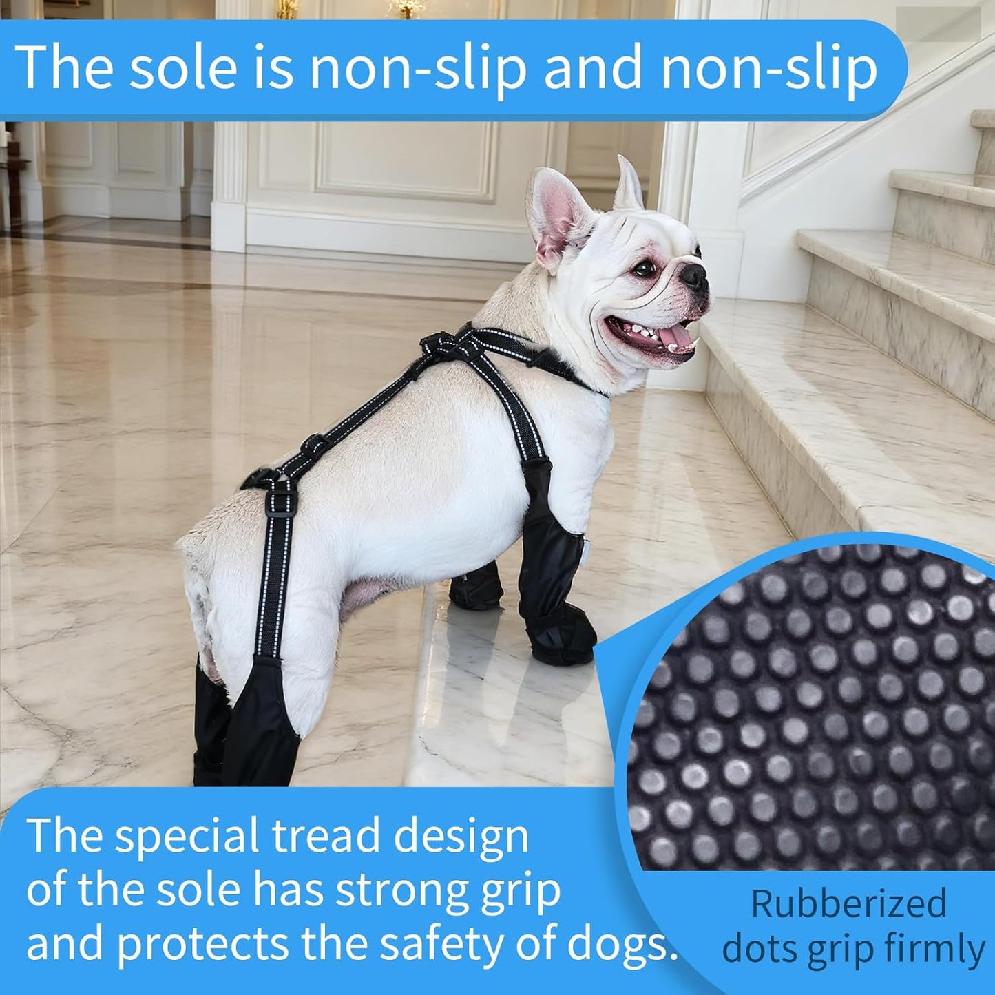 Waterproof Dog Boots for Small+ Dog Toy (Nest)