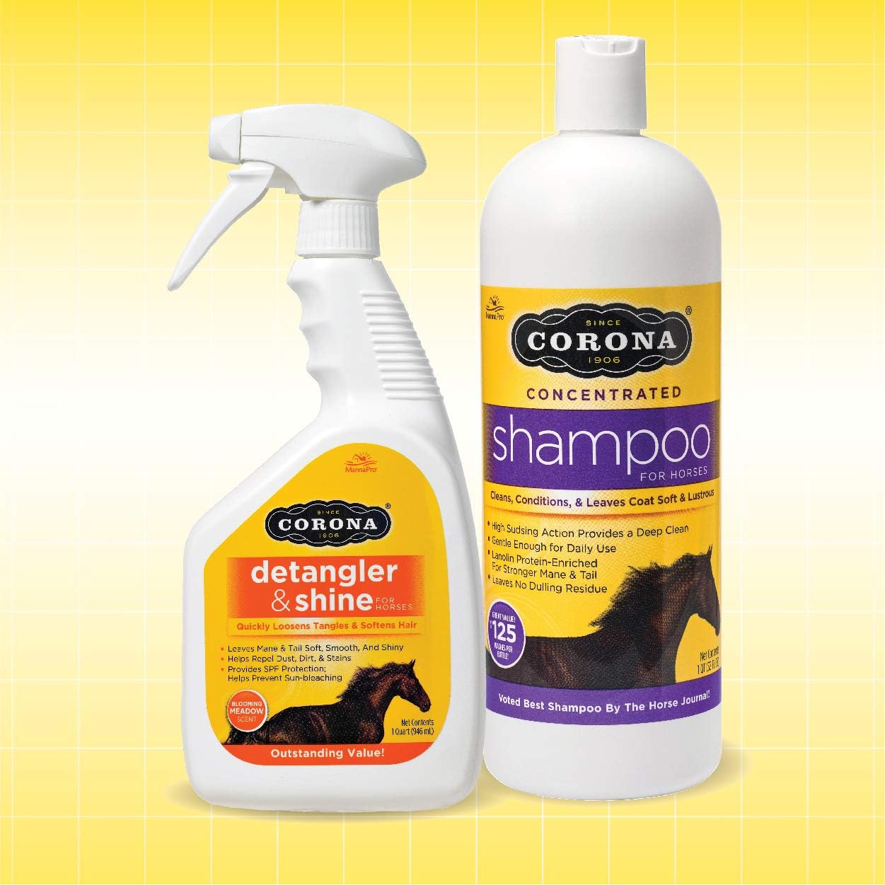 Manna Pro Corona Ointment for Horses | Lanolin-Based Formula Helps Sooth Irritation | 14 Ounces