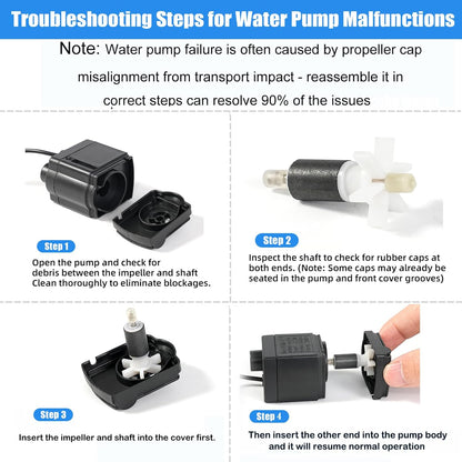 AQUANEAT Fish Tank, 1.2 Gallon Aquarium, Small Betta Fish Tank Starter Kit with LED Light and Water Filter Pump, Round