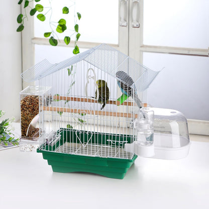 IBWell Automatic Bird Water Dispenser No Mess Parrot Feeder Automatic Bird Feeder Rabbit Watering System