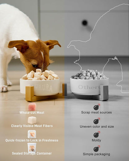 Freeze Dried Chicken Cats & Dogs Treats, 17.63 oz(1.1LB), High Protein Single Ingredient - No Additives | Grain Free | Training & Nutrition Supplements, Sealed Box