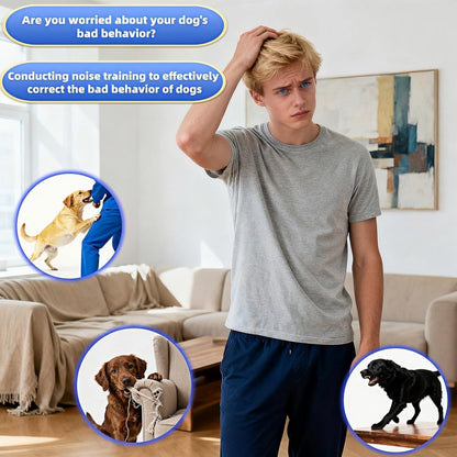 BUBBLE-FLY Dog Training Clicker with Wrist Strap, Effective Obedience Aid for Barking, Sit, Stay. Humane & Easy