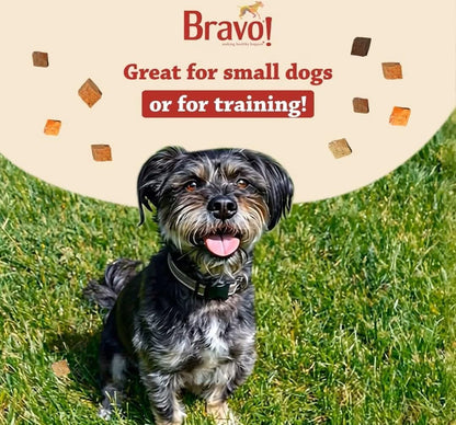 Bravo! Bonus Bites Single Ingredient Freeze Dried Raw Dog Treats, Venison Liver, 3 Ounce, High Protein, Grain Free, Gluten Free