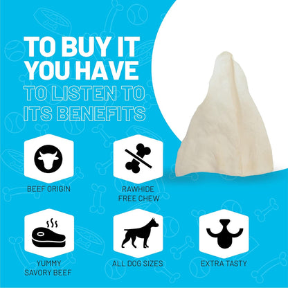 Sitka Farms Cow Ears 12 Count and Pig Ears 50 Count Bundle