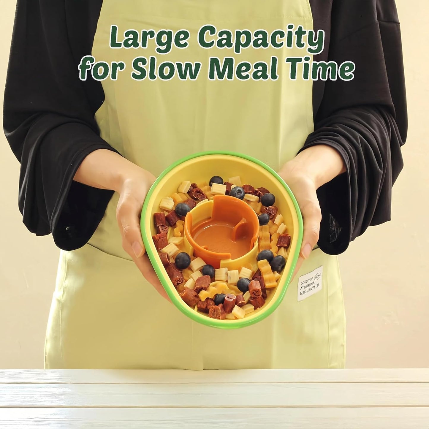 3 in 1 Dog Slow Feeder, Non-Spill, Anti-Choking, Interactive Toys to Keep Them Busy, Detachable, Easy to Clean, Great for Slower Feeding& Food Training