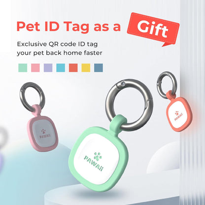 Pawaii Dog Food and Water Bowl with Non - Slip Rubber Base, Metal Insulated Stainless Steel Dog Bowls with ID Tag, Double - Wall, Durable and Dishwasher - Safe for All Dogs (34oz)