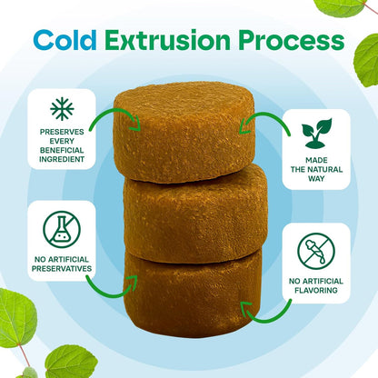 8-in-1 Advanced Multivitamin for Dogs - Omega-3, Joint & Bone Support, Skin & Coat Health - Dog Vitamins & Probiotics for Digestion - Dog Supplies Chicken Flavored 60 Soft Chews