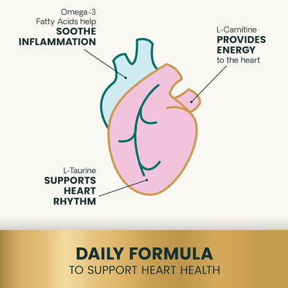 VetriScience Extra Strength Healthy Heart Chews, Vetri Cardio Supplement for Dogs, Heart Support Supplement with Taurine, Carnitine, CoQ10, Hawthorn and Berberine, Chicken, 60 Count