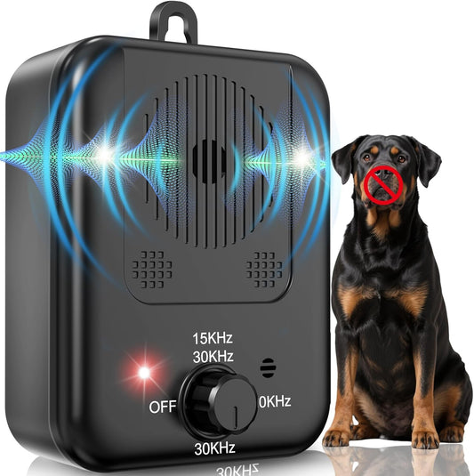 Anti Barking Devices, Auto Barking Control Devices with 3 Modes, Rechargeable Ultrasonic Dog Barking Deterrent Devices Bark Box, Effective Stop Barking Dog Devices for Indoor & Outdoor Use