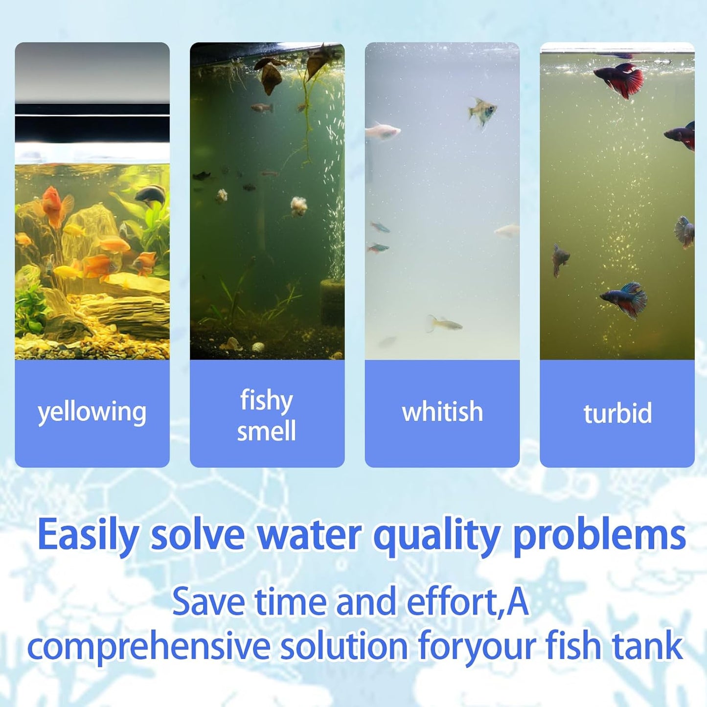 8 Pcs Betta Fish Toys, 4Pcs Betta Fish Tank Accessories and Turtle Toys for Aquatic Turtles with 4 Filter Balls (40mm), Aquarium Training Feeding Ring